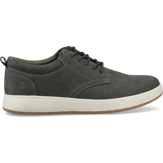 Hush Puppies Bowen Leren Heren Donker Khaki Veterschoenen - Image 5