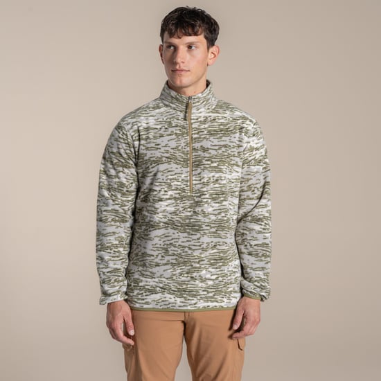 Craghoppers Heren National Trust Irt Print Fleece Top (Cardamom) - Image 4