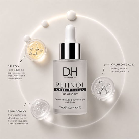 Dr H Anti-Ageing Advanced Retinol Facial Serum 30ml for Fine Lines, Wrinkles, Loss of Firmness - Image 2