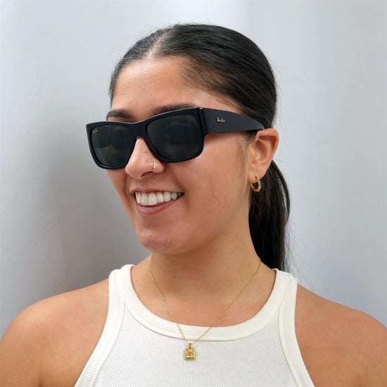 Ray-Ban Solglasögon Nomad RB2187 901/31 Glänsande Svart Grön G-15 - Image 6