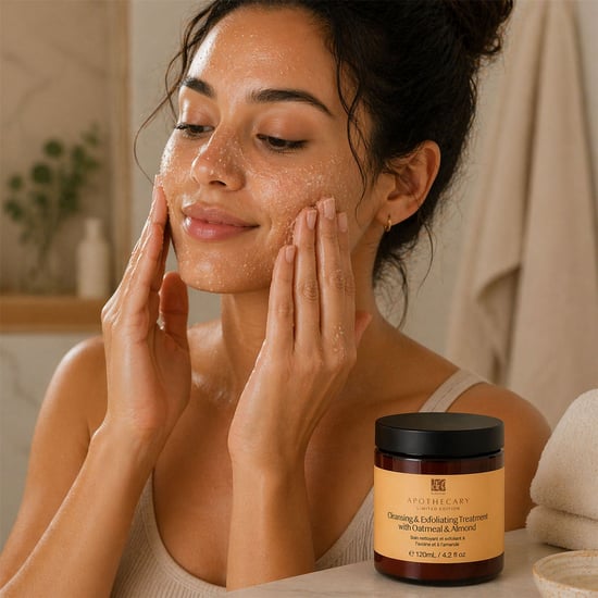 Dr. Botanicals Cleansing & Exfoliating Anti-Ageing Treatment with Oatmeal & Almond 120ml for Cleansing, Exfoliating - Image 2