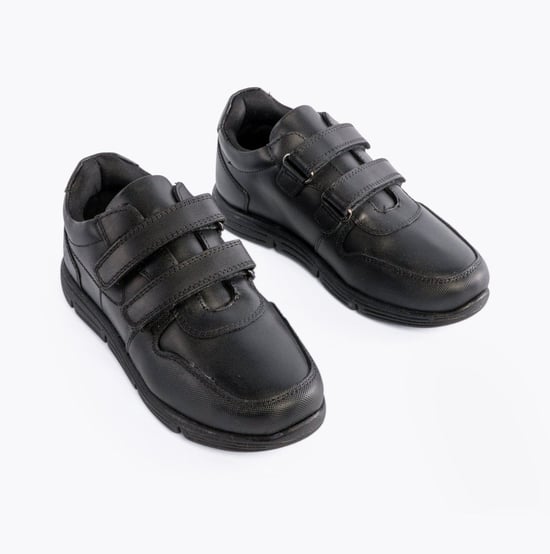 LUCAS Jongens Leren School Sneakers Zwart - Image 5