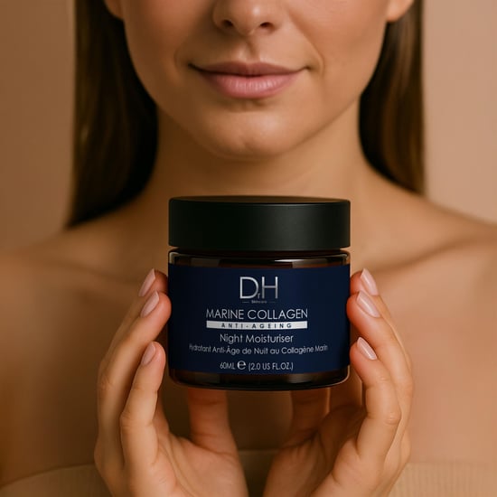 Dr H Marine Collagen Anti-Ageing Night Moisturiser 60ml for Fine Lines, Wrinkles, Loss of Firmness - Image 5