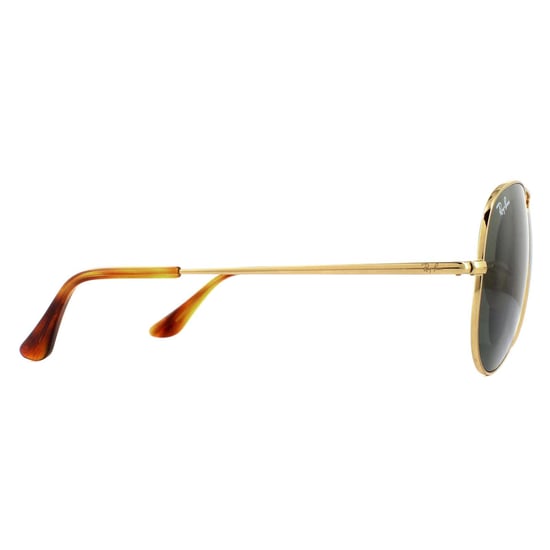 Ray-Ban Sunglasses Aviator Metal II RB3689 914731 Gold Green - Image 4