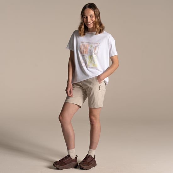 Craghoppers Dames/Dames Kiwi Pro III Vrijetijdsshort (Oester) - Image 1