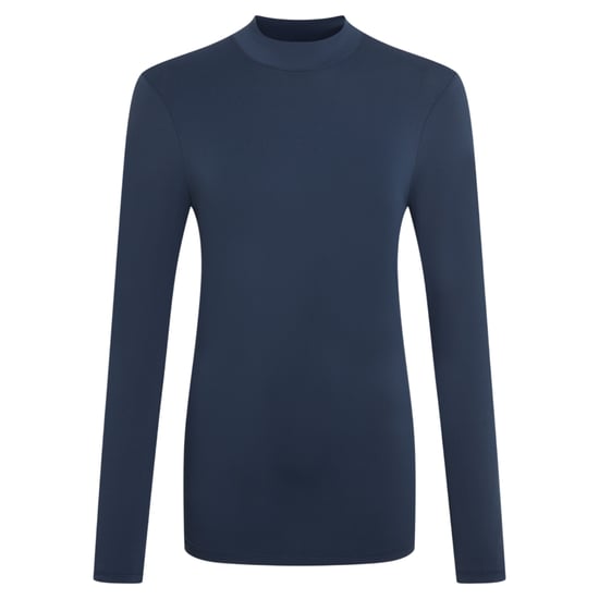 Craghoppers Womens/Ladies Nosilife Mock Neck Long-Sleeved Golf T-Shirt (Blue Navy) - Image 2