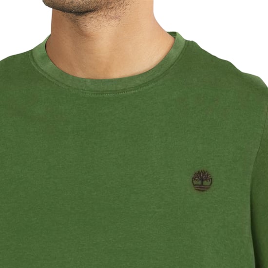Timberland Mens T Shirts Classic Logo Summer Crew Neck Dunstan River Tops New - Image 4