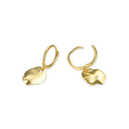 Luxenter Midnak 925 sterling silverörhängen med 18 karats gult guld som ytbehandling - Image 4