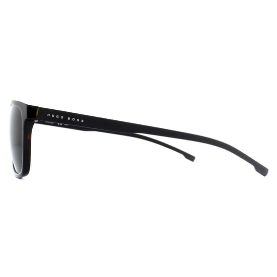 Hugo Boss Square Mens Dark Havana Green Sunglasses - Image 3