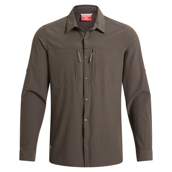 Craghoppers Heren Nosilife Shirt Met Lange Mouwen (Bosgroen) - Image 2
