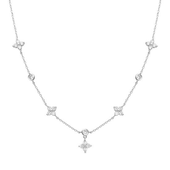 Luxenter Nainne halsband,rodiumfinish - Image 1