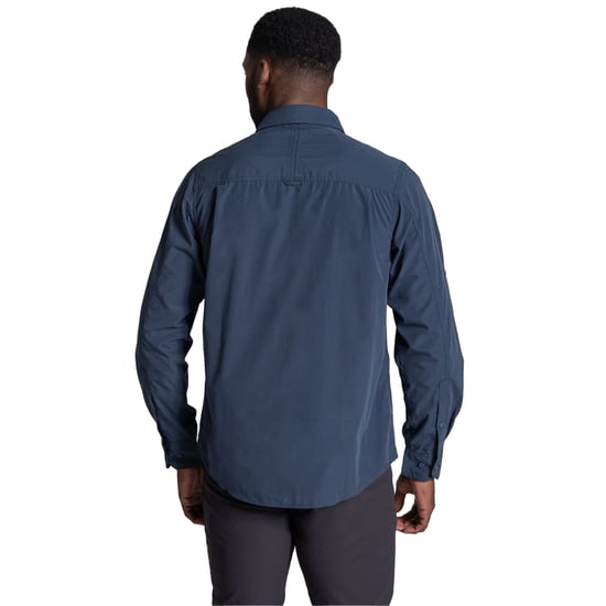 Craghoppers Heren Kiwi II shirt met lange mouwen (Omberblauw) - Image 3