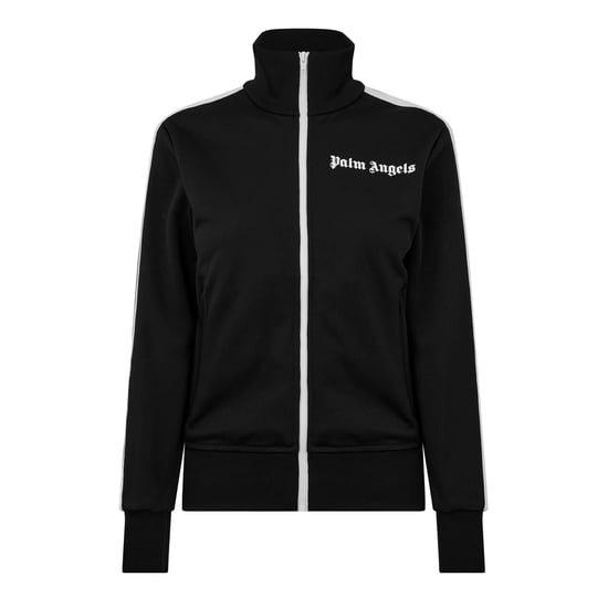 Women's Palm Angels Palm Classic Tracksuit Jacket in Black/White - Image 1