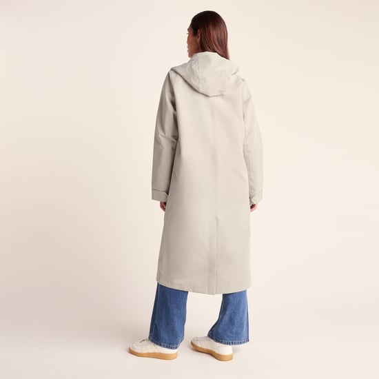 Remi Womens Classic Waterproof Car Coat - Cool Beige - Image 2