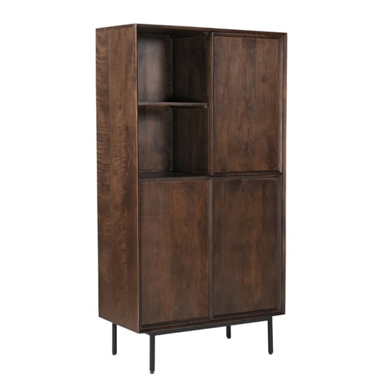 Livingfurn kabinetkast ravenstein brown 40x170x90cm - Image 1