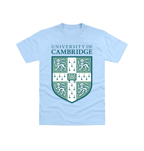University Of Cambridge Shield Sky T-Shirt - Image 1
