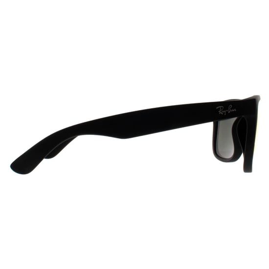 Ray-Ban Sunglasses Justin 4165 622/6Q Rubber Black Red Mirror - Image 4