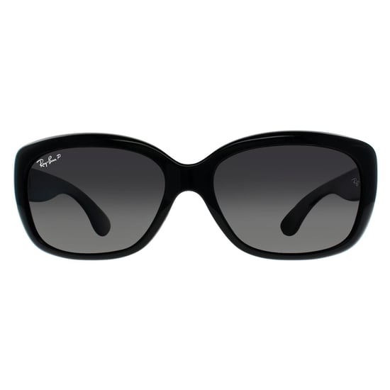 Ray-Ban Sunglasses Jackie Ohh 4101 601/T3 Shiny Black Grey Gradient Polarized - Image 1