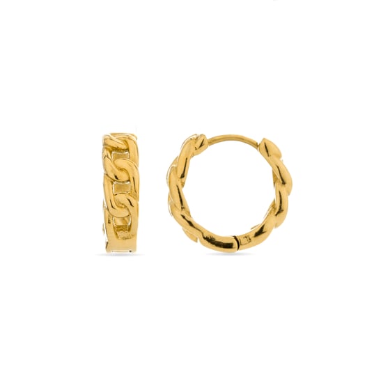 Luxenter Ridais earrings finished in 18k yellow gold - Image 1