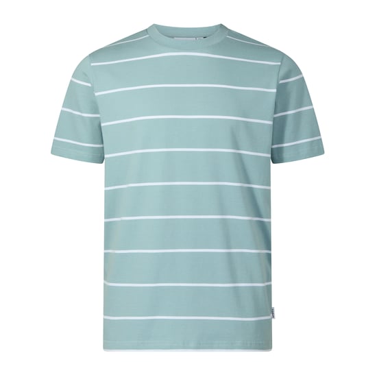 Morar Mens 100% Cotton Supersoft T-Shirt - Summer Sky Stripe - Image 5