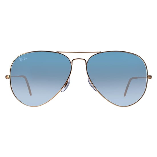 Ray-Ban Aviator Unisex Gold Gradient Light Blue Sunglasses - Image 1