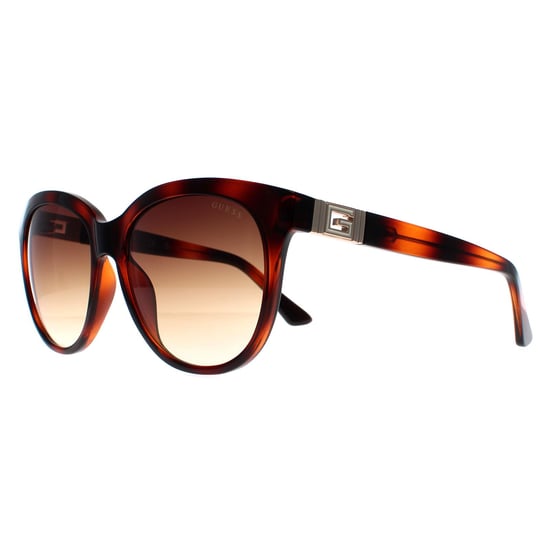 Guess Round Womens Blonde Havana Brown Gradient GU7850 - Image 2