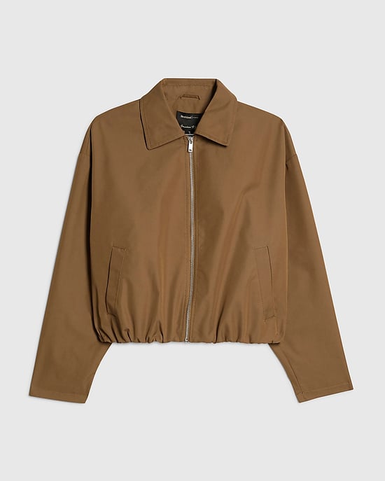 River Island Womens Jacket Khaki Utility Zip Through Harrington - Image 6
