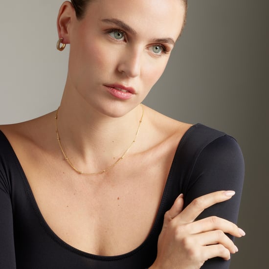 Luxenter Liydat-halsband,tillverkat av 18 karat gult guld,med rodiumfinish - Image 2