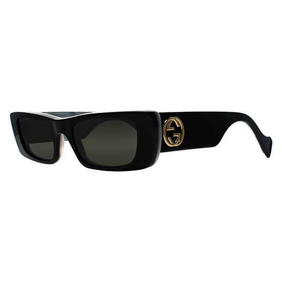 Gucci Rectangle Womens Black Grey GG0516S - Image 2