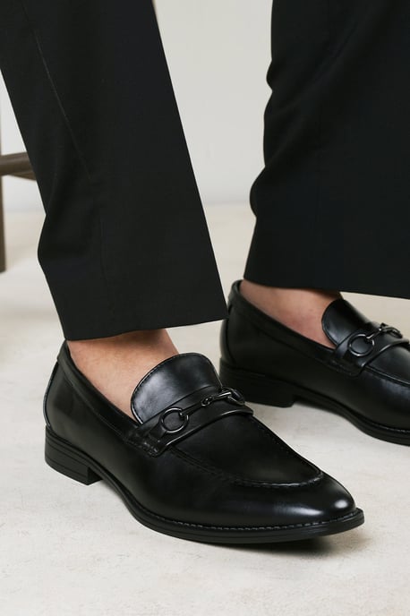 Declan Pointed Toe Slip On Buckle Loafer - Image 1