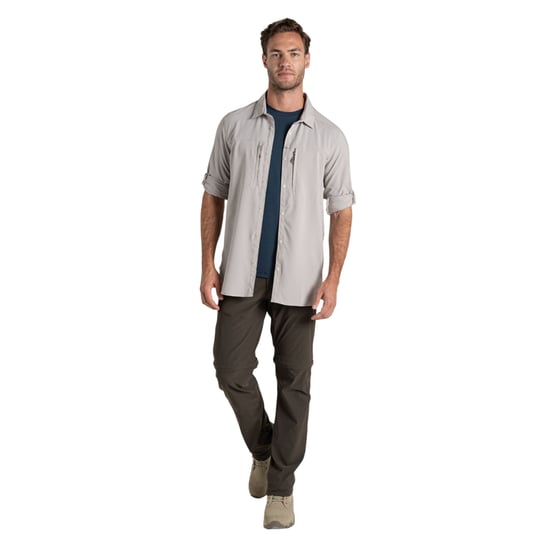 Craghoppers Mens Nosilife Long-Sleeved Shirt (Parchment) - Image 1