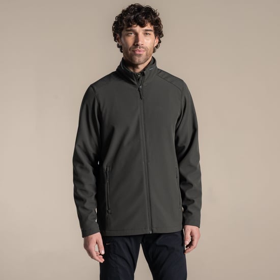 Craghoppers Mens Expert Basecamp II Soft Shell Jacket (Dark Cedar Green) - Image 1