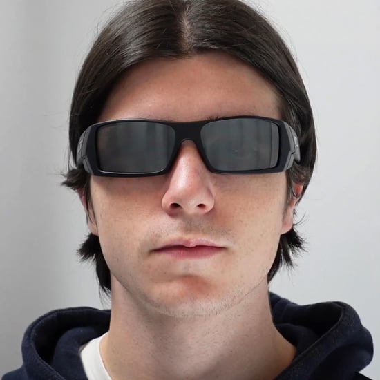 Oakley Wrap Heren Gepolijst Zwart Grijs Zonnebril - Image 5