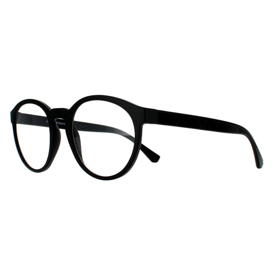 Emporio Armani Round Mens Matte Black Clear with Sun Clip-ons Sunglasses - Image 2