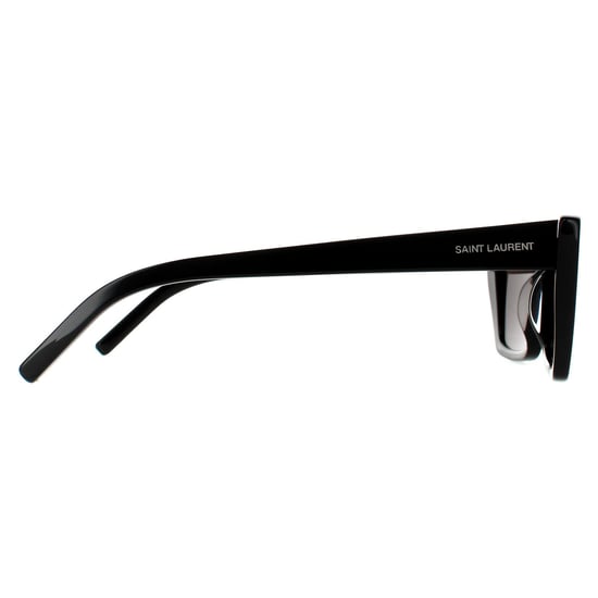 Saint Laurent Cat Eye Dames Zwart Grijze Zonnebril - Image 4