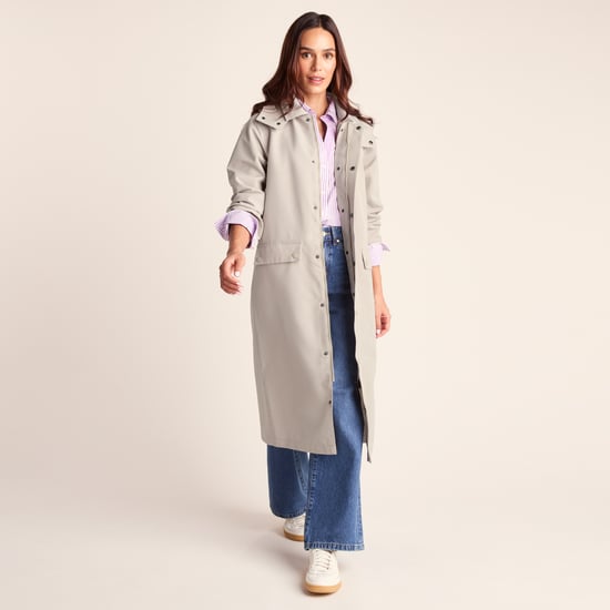 Remi Womens Classic Waterproof Car Coat - Cool Beige - Image 3