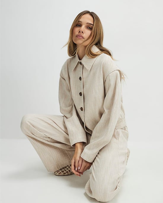 River Island Womens Bomber Jacket Beige Tailored Long Sleeve - Image 4