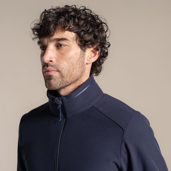 Craghoppers Mens Expert Basecamp II Soft Shell Jacket (Dark Navy) - Image 5