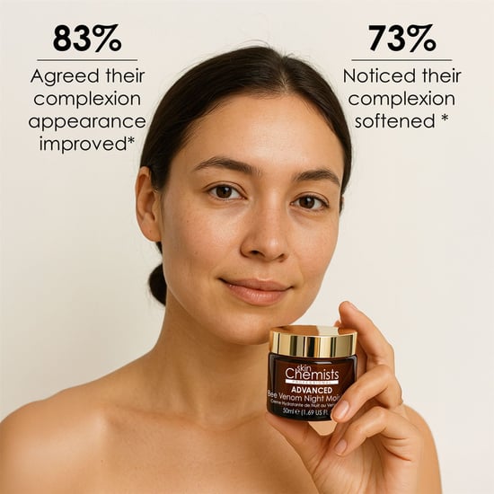 skinChemists Pro-5 Collagen Anti-Ageing Bee Venom Night Moisturiser 50ml for Fine Lines, Wrinkles, Loss of Firmness - Image 2
