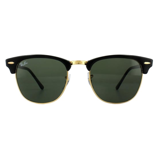 Ray-Ban Sunglasses Clubmaster 3016 W0365 Black Green G-15 Small 49mm - Image 1
