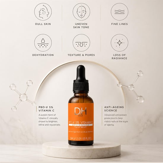 Dr H Pro-V 5% Vitamin C Anti-Ageing Facial Serum 30ml for Acne, Blemishes, Large Pores, Brightening - Image 5