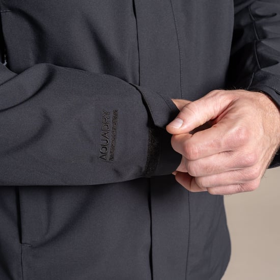 Craghoppers Mens 3 in 1 Waterproof Jacket (Black) - Image 6