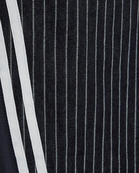 River Island Womens Straight Jeans Navy Relaxed Leg Stripe Hybrid - Image 5