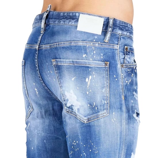 Dsquared2 Cool Guy Jean Reinforced Ripped Blue Jeans - Image 3