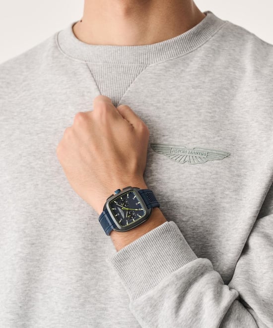 Aston Martin Aml Icon Ult Heren Blauwe Horloge MTIU1S604 - Image 4