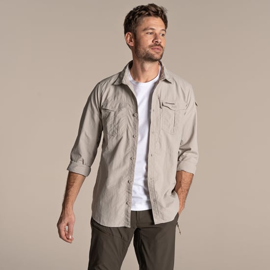 Craghoppers Mens Adventure III Nosilife Long-Sleeved Shirt (Parchment) - Image 6