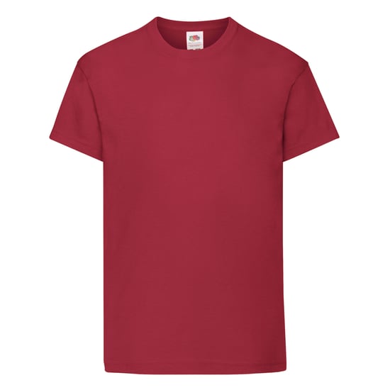 Fruit of the Loom Childrens/Kids Original T-Shirt (Brick Red) - Image 1