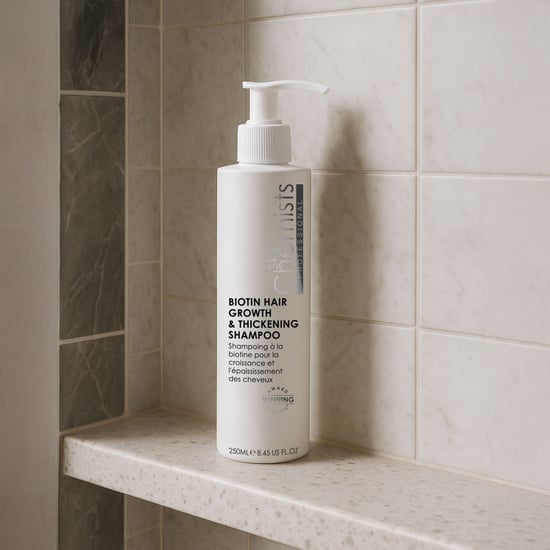 skinChemists Biotin Hair Growth & Thickening Shampoo 250ml for Cleansing, Scalp Health, Hair Volume - Image 3