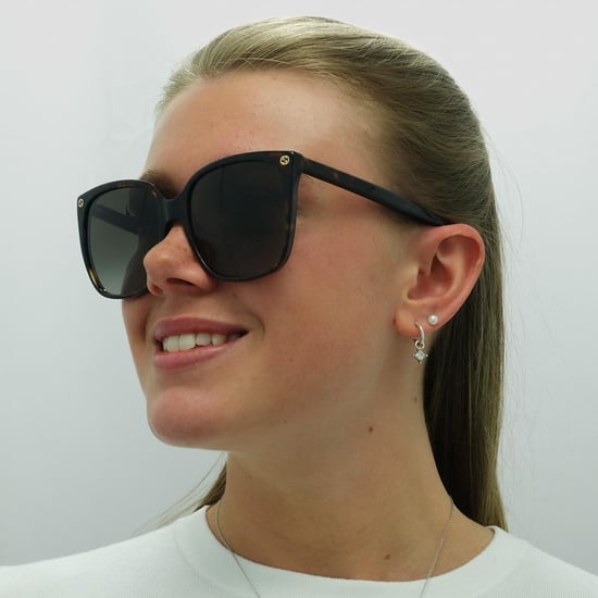 Gucci Cat Eye Dames Havana Gray Gracient zonnebril - Image 6