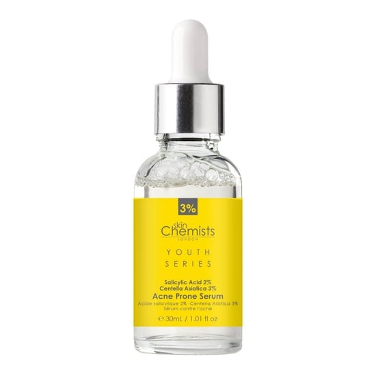 skinChemists Anti-Ageing Acne Prone Serum Salicylic Acid 2%, Centella Asiatica 3% 30ml for Acne, Blemishes, Large Pores - Image 4